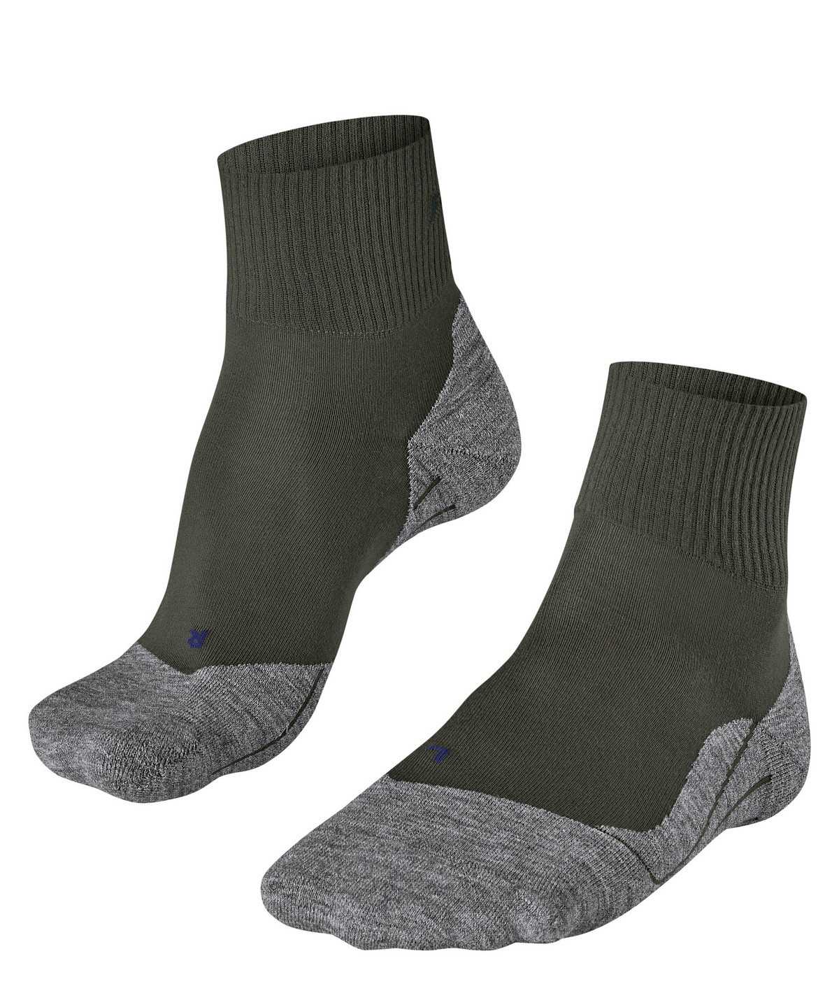 Men Falke TK5 Wander Cool Short Trekking Short sock Socks Green | FADIOJ743