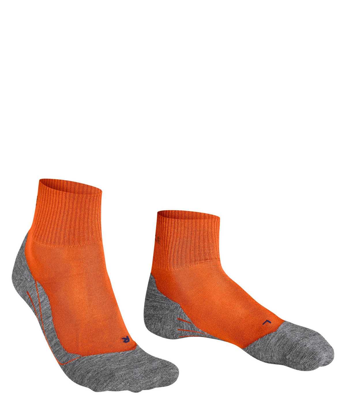 Men Falke TK5 Wander Cool Short Trekking Short sock Socks Orange | JQLDBC350