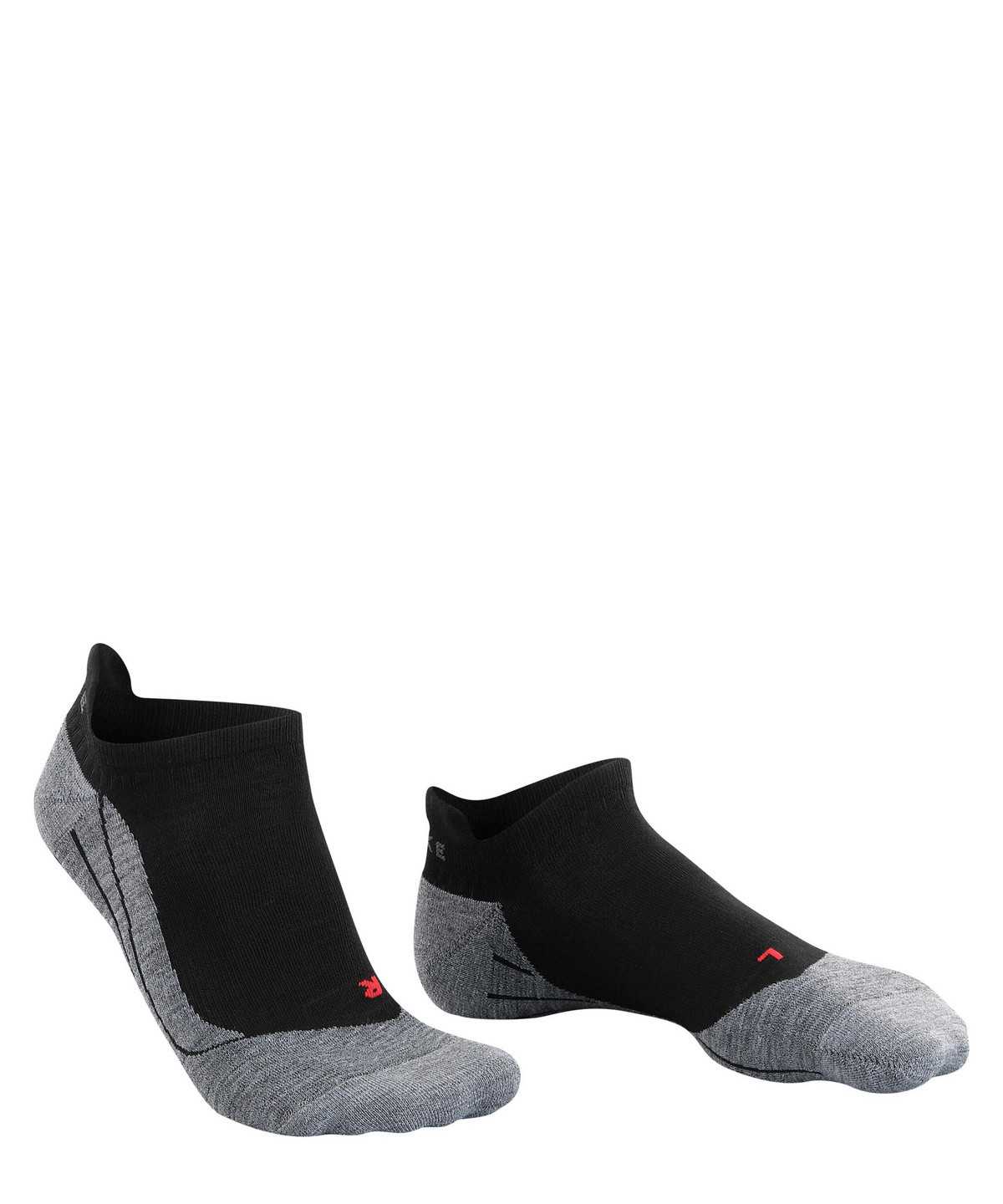 Men Falke TK5 Wander Invisible Trekking Invisibles No Show Socks Black | QMOGKT852