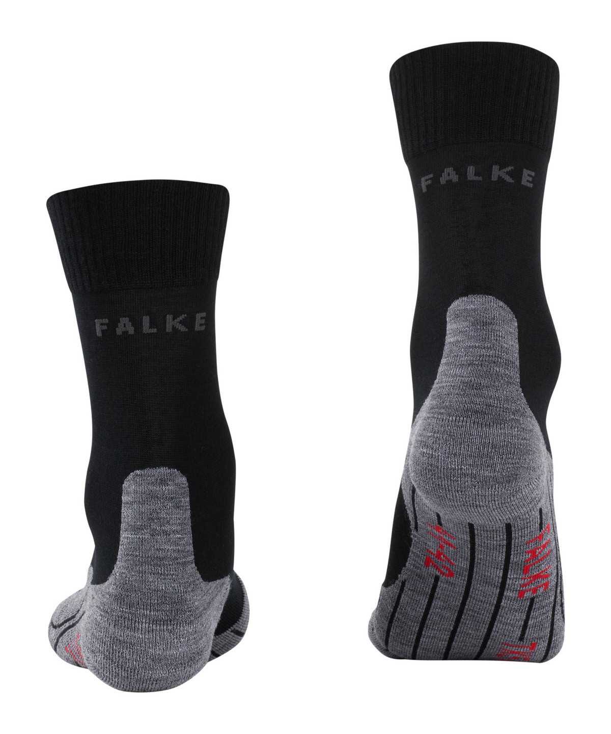 Men Falke TK5 Wander Trekking Socks Socks Black | IQBTUK943