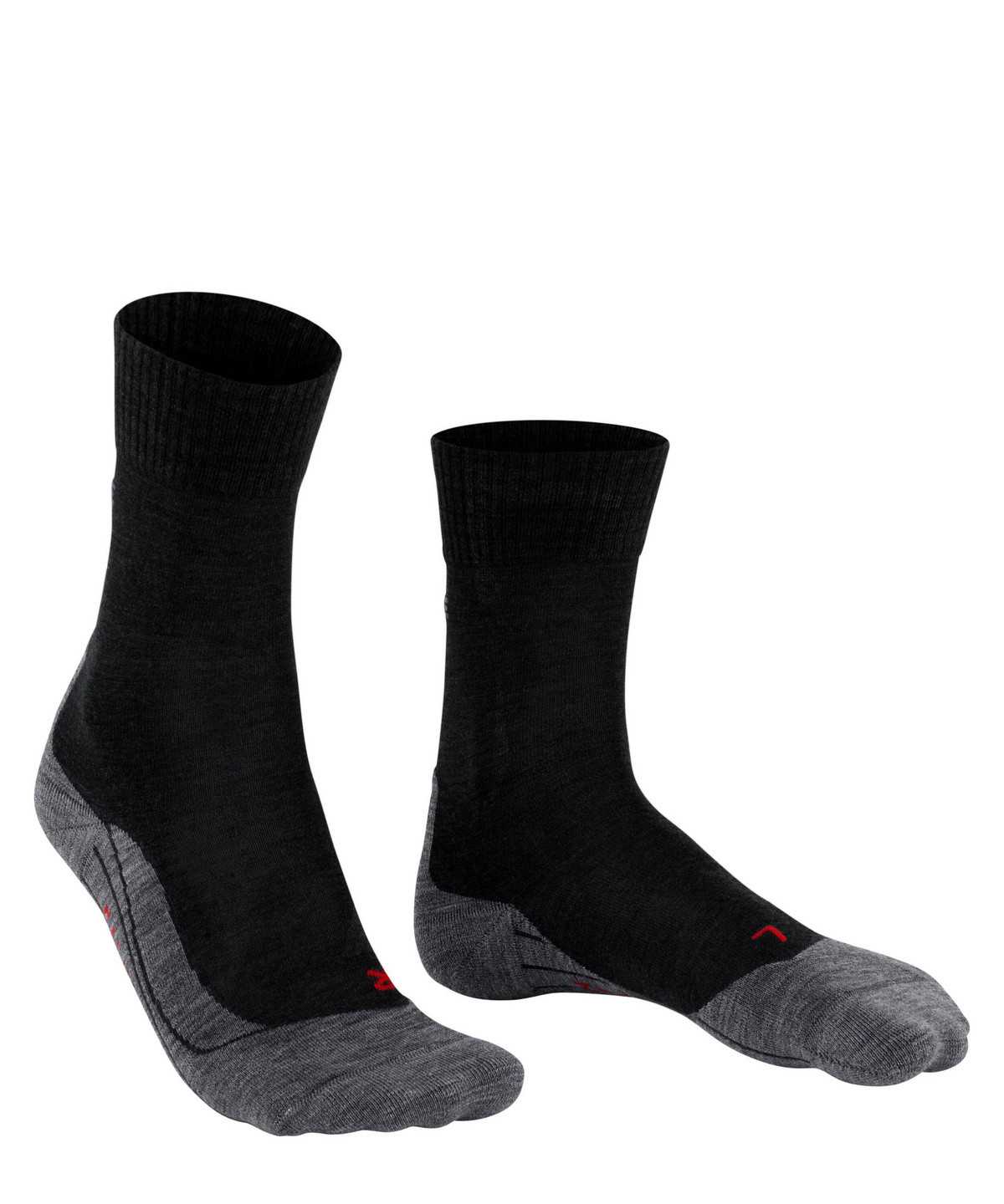 Men Falke TK5 Wander Trekking Socks Socks Black | IQBTUK943