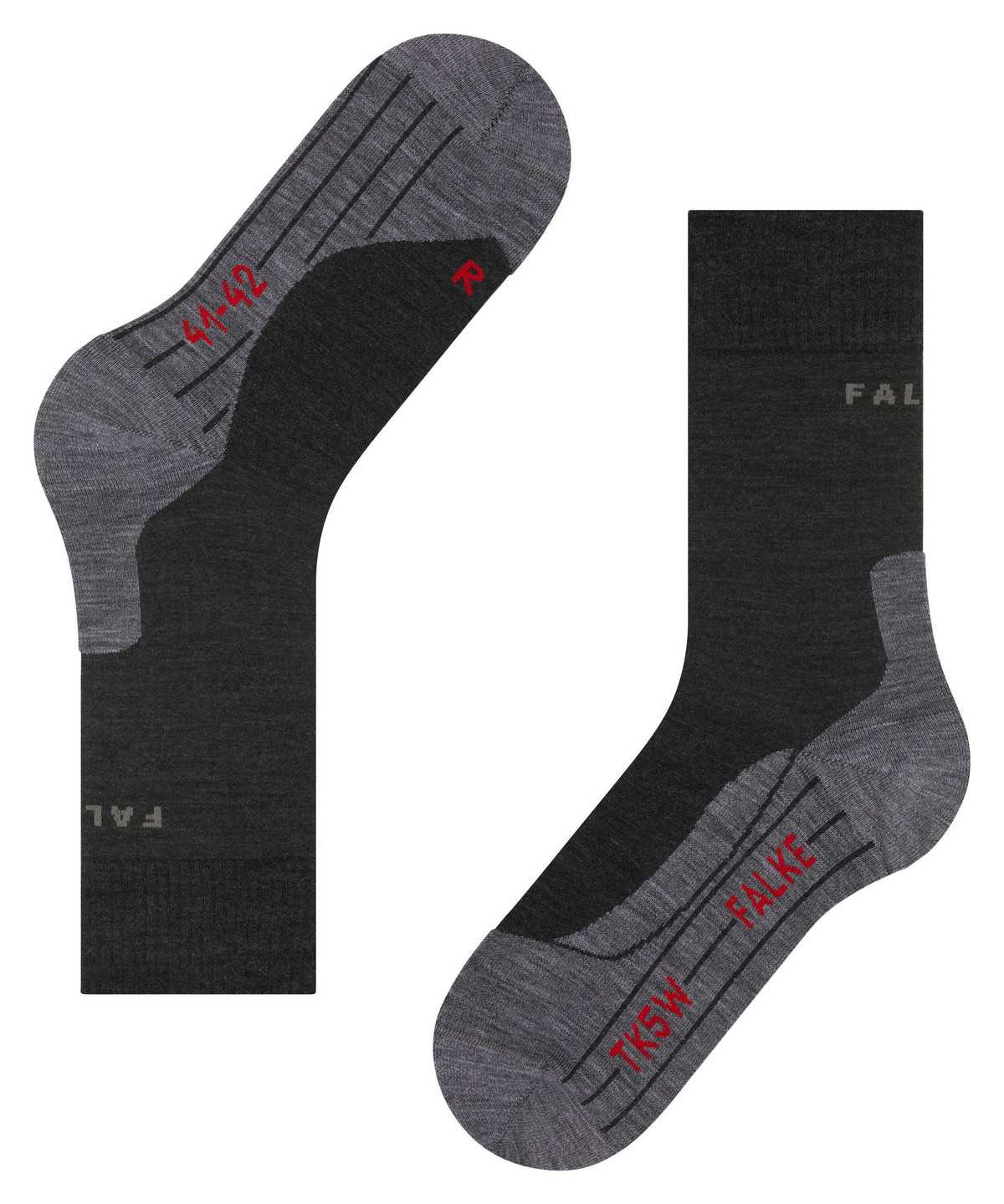 Men Falke TK5 Wander Trekking Socks Socks Grey | HULYEC836