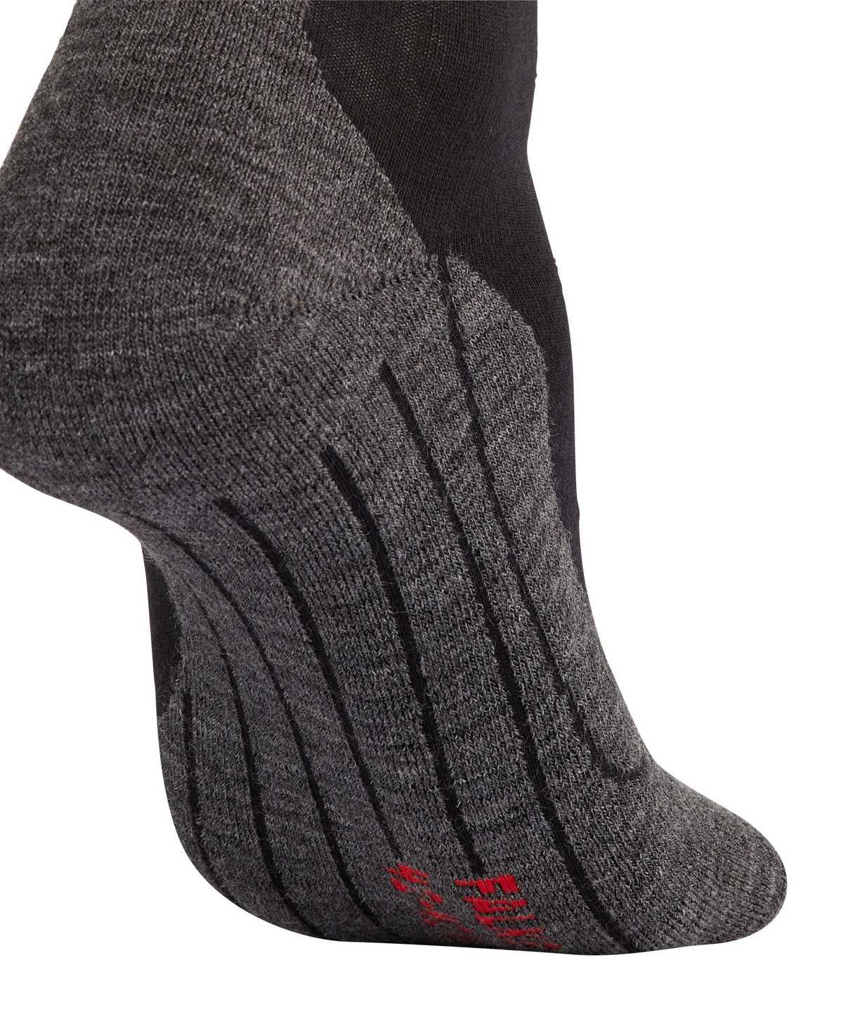 Men Falke TK5 Wander Wool Short Trekking Short sock Socks Black | TRMYOP943