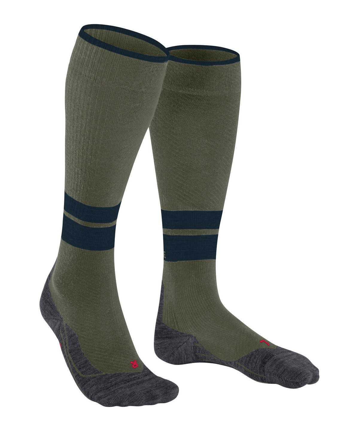 Men Falke TK Compression Energy Trekking Knee-high Socks Socks Green | SZVREK230