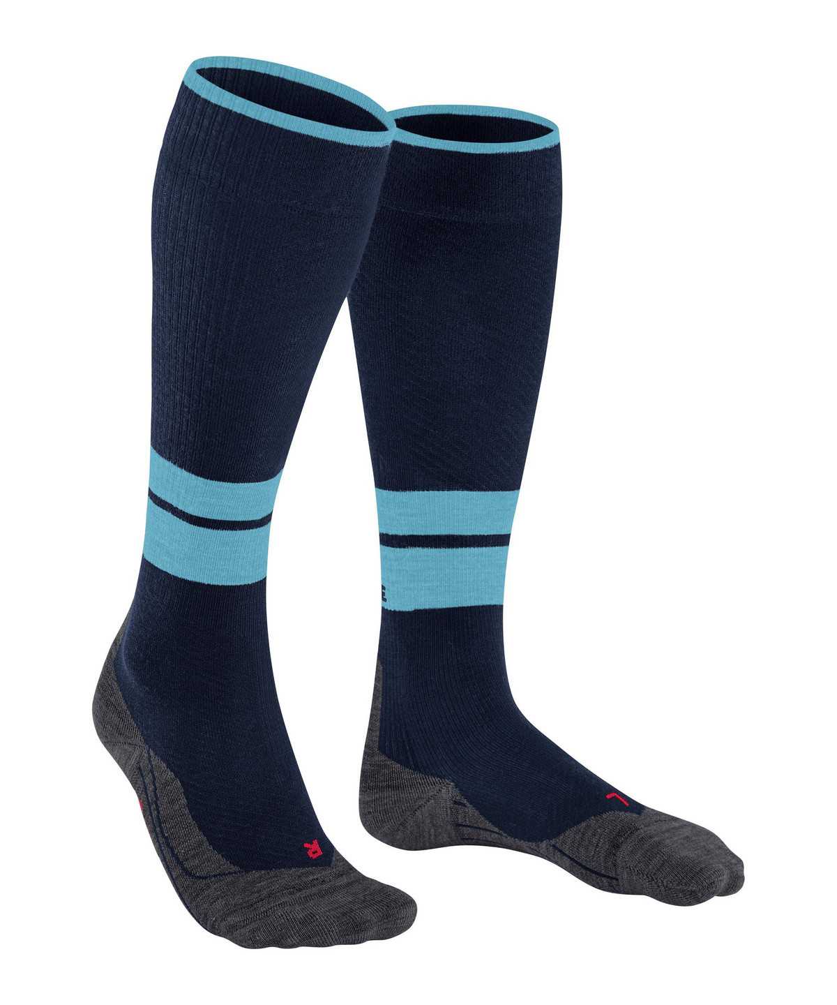 Men Falke TK Compression Energy Trekking Knee-high Socks Socks Blue | SNEPCB495