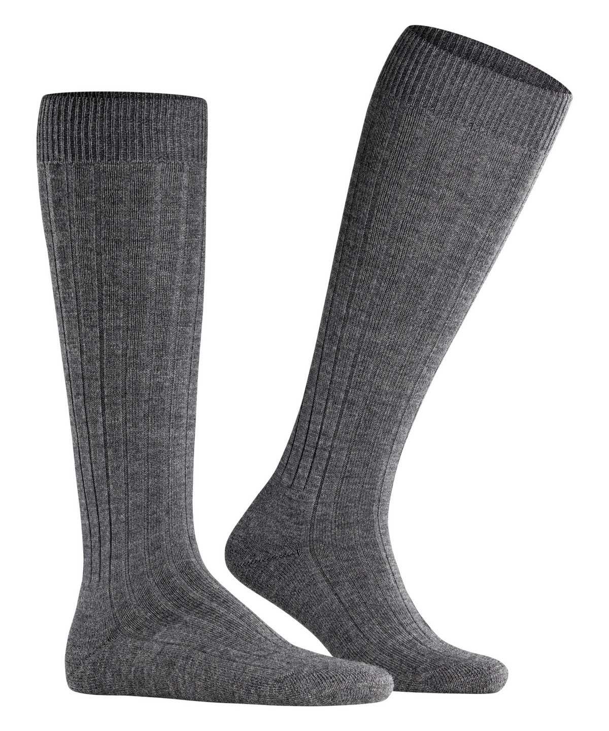 Men Falke Teppich im Schuh Knee-high Socks Socks Grey | VYLMPS471