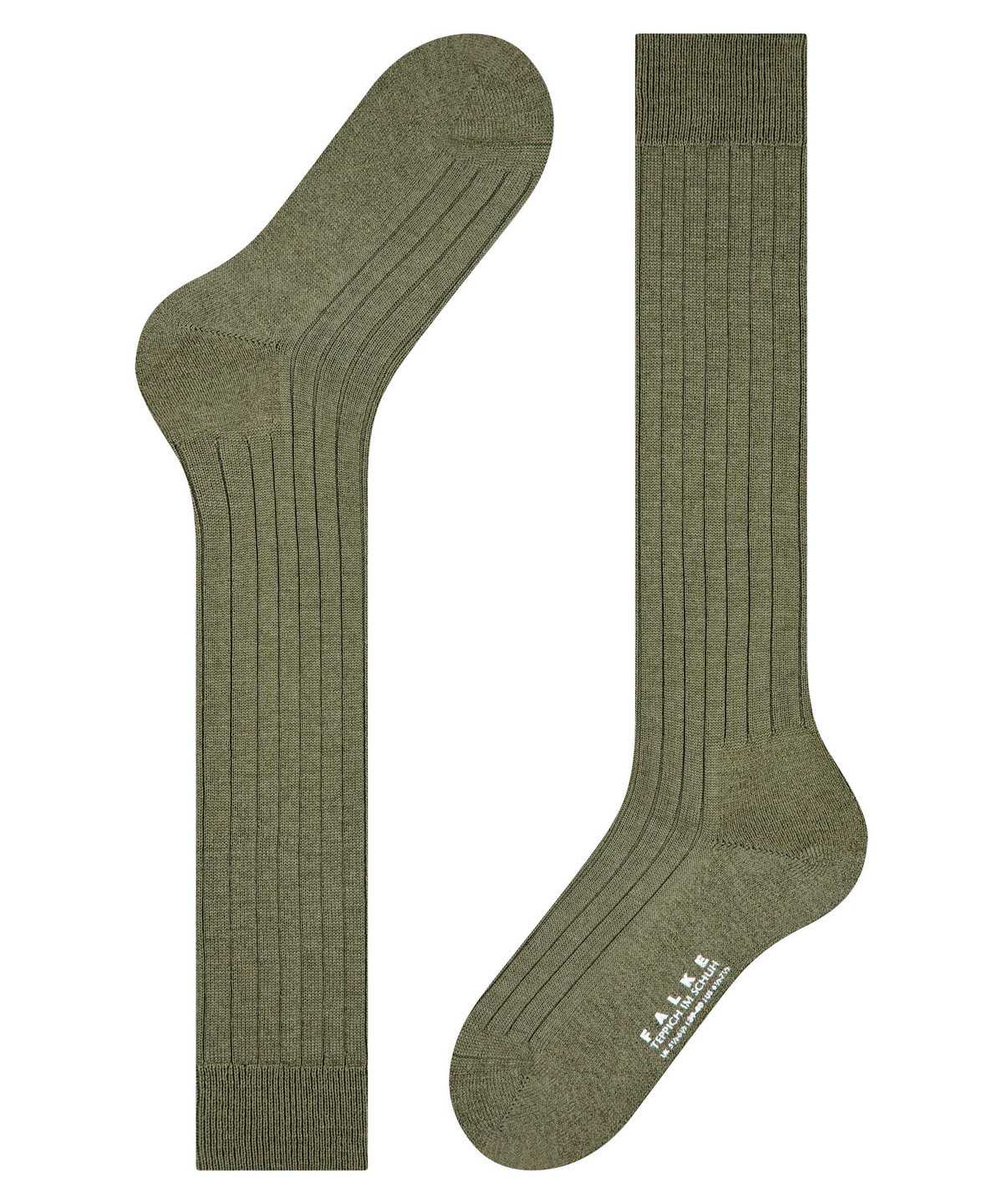 Men Falke Teppich im Schuh Knee-high Socks Socks Green | RODQBF760