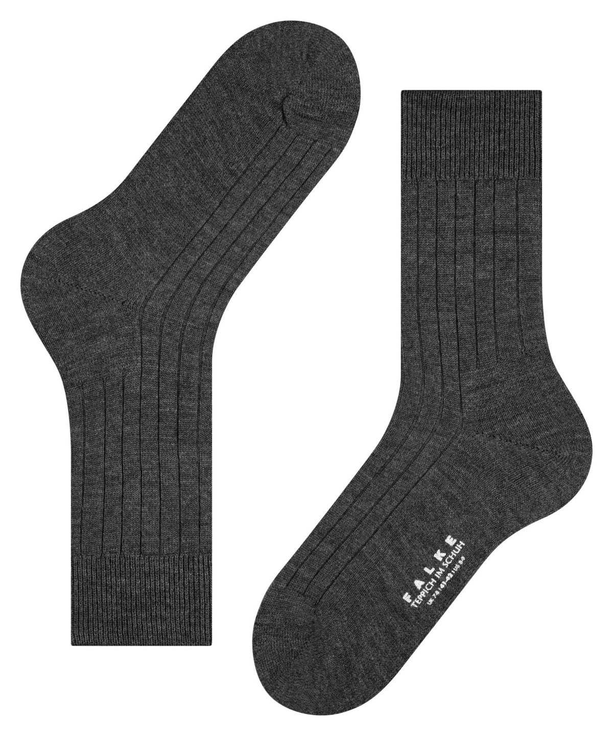 Men Falke Teppich im Schuh Socks Socks Grey | FLGHTM216