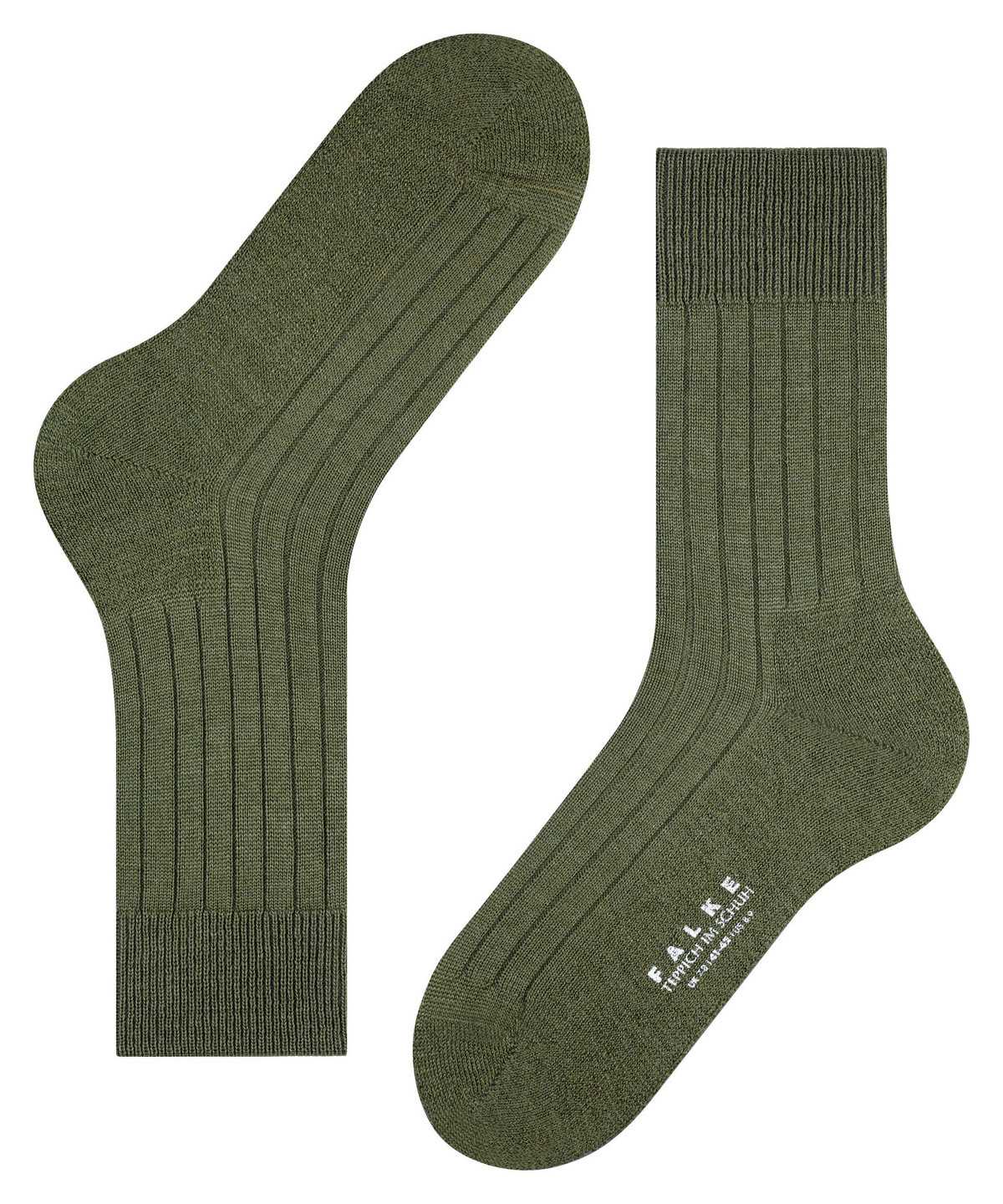 Men Falke Teppich im Schuh Socks Socks Green | HWTJCO048