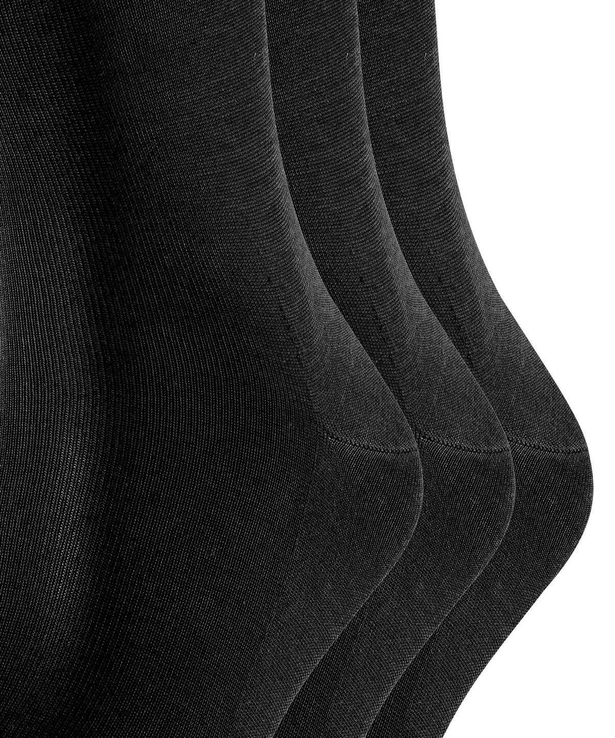 Men Falke Tiago 3-Pack Socks Socks Black | VPSZAD061