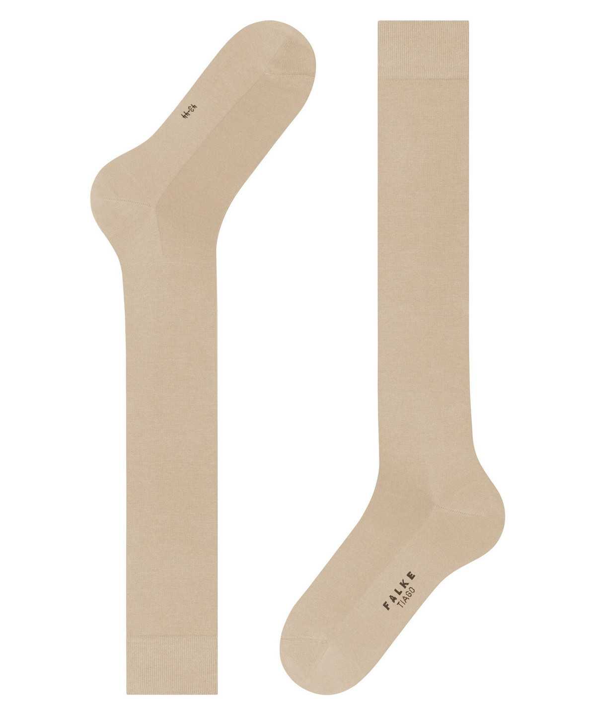 Men Falke Tiago Knee-high Socks Socks Beige | SHULXT489