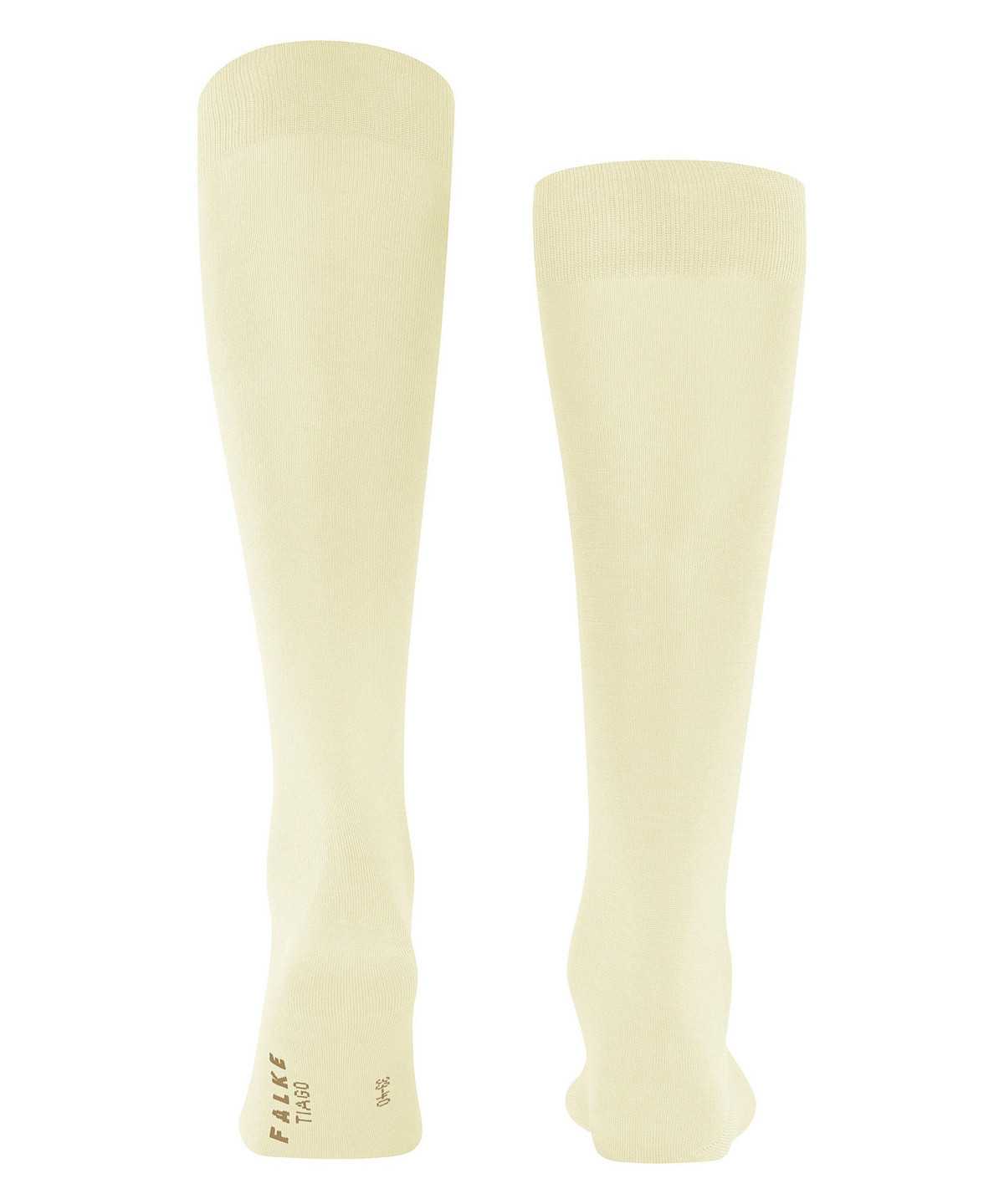 Men Falke Tiago Knee-high Socks Socks Beige | ZXQVHT946