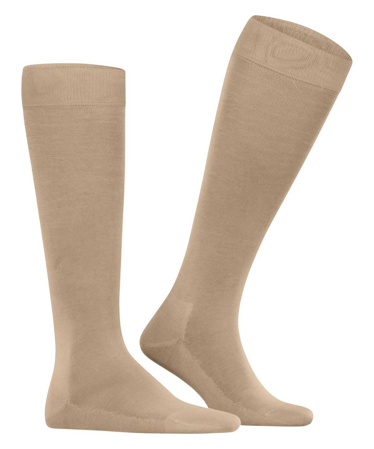 Men Falke Tiago Knee-high Socks Socks Beige | QWGPOV970