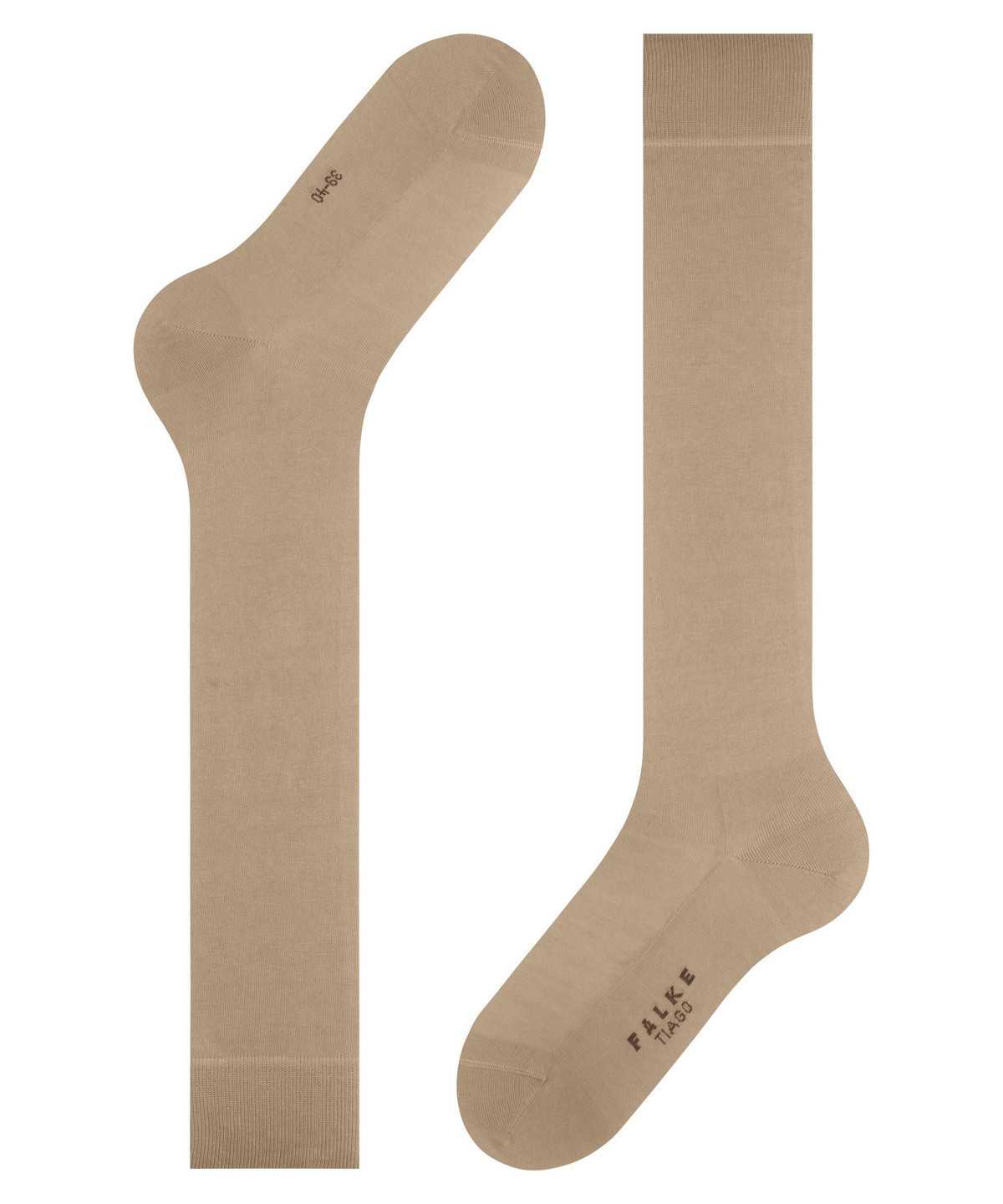 Men Falke Tiago Knee-high Socks Socks Beige | QWGPOV970