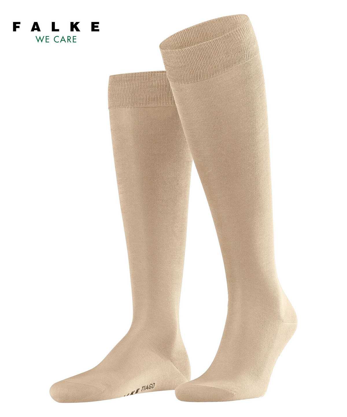 Men Falke Tiago Knee-high Socks Socks Beige | QWGPOV970