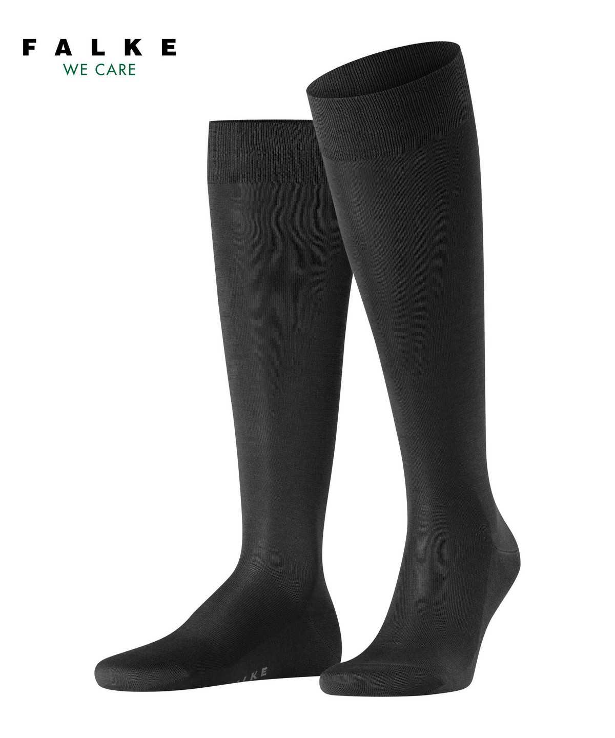 Men Falke Tiago Knee-high Socks Socks Black | DYNTOP706