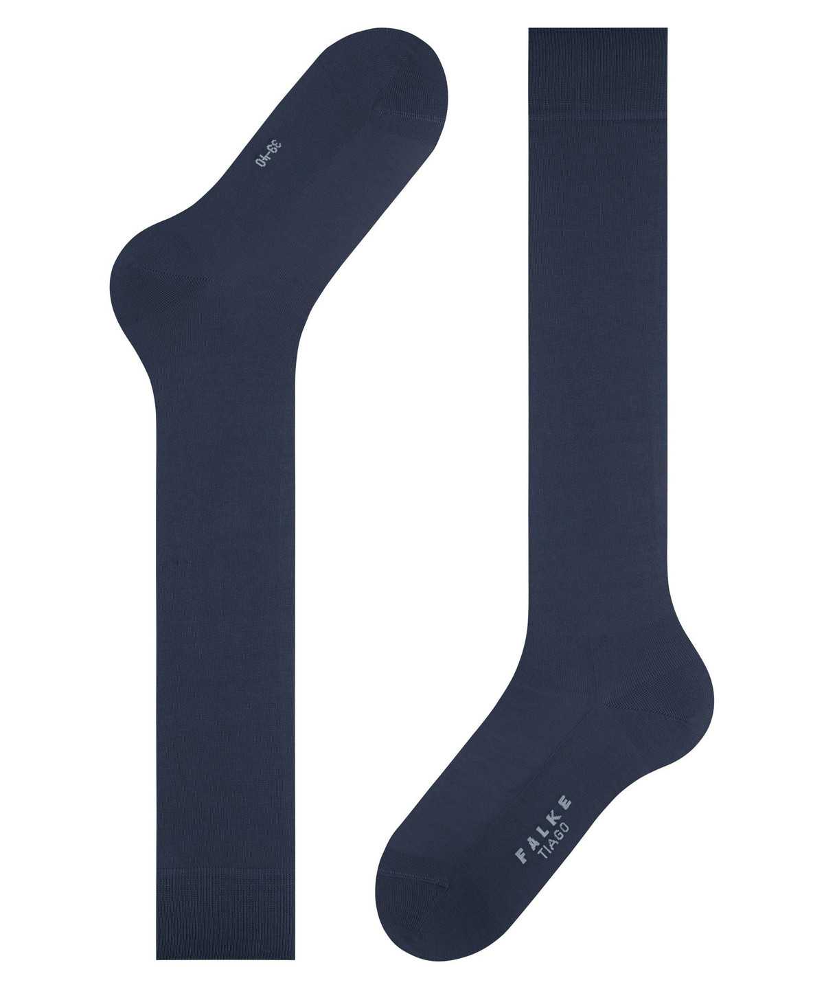 Men Falke Tiago Knee-high Socks Socks Blue | YXAEHR978