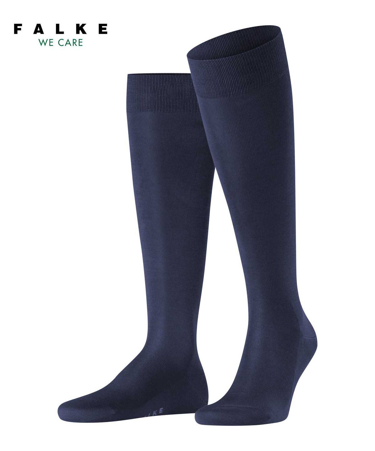 Men Falke Tiago Knee-high Socks Socks Blue | HMLJVO923