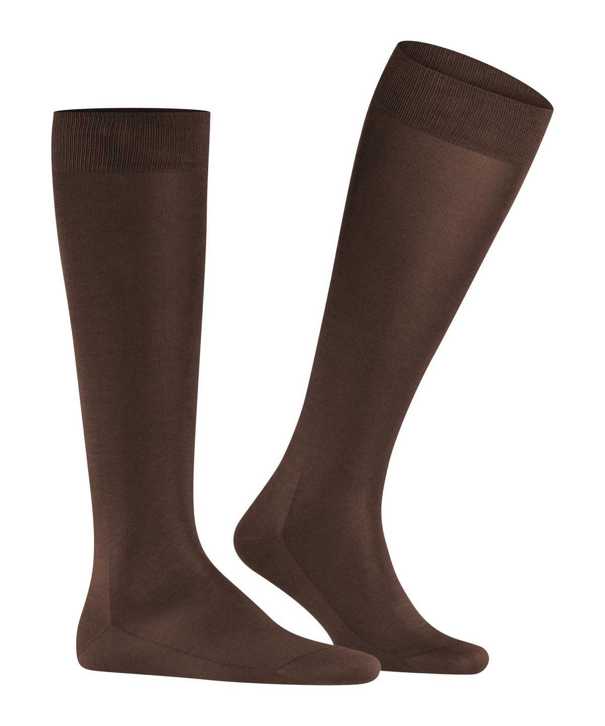 Men Falke Tiago Knee-high Socks Socks Brown | OYNEFB579