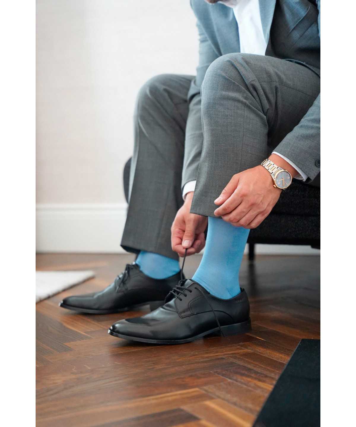 Men Falke Tiago Socks Socks Blue | JBGZXN026