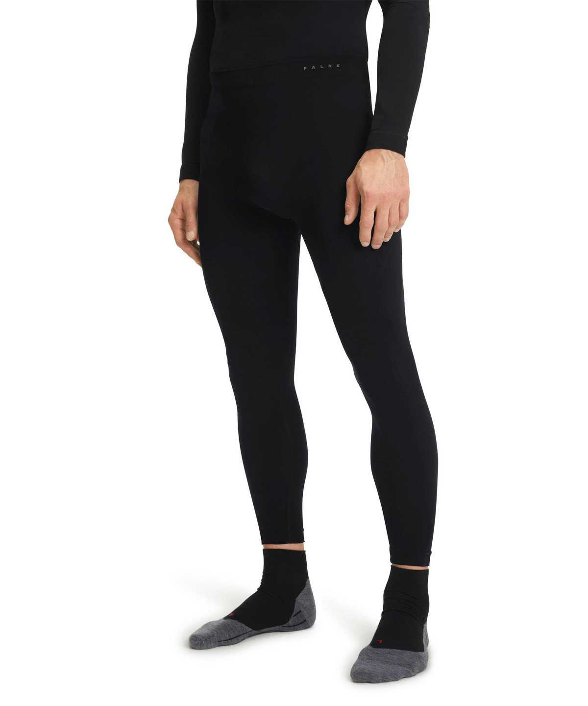 Men Falke Tights Warm Tights Black | WNOKRI541