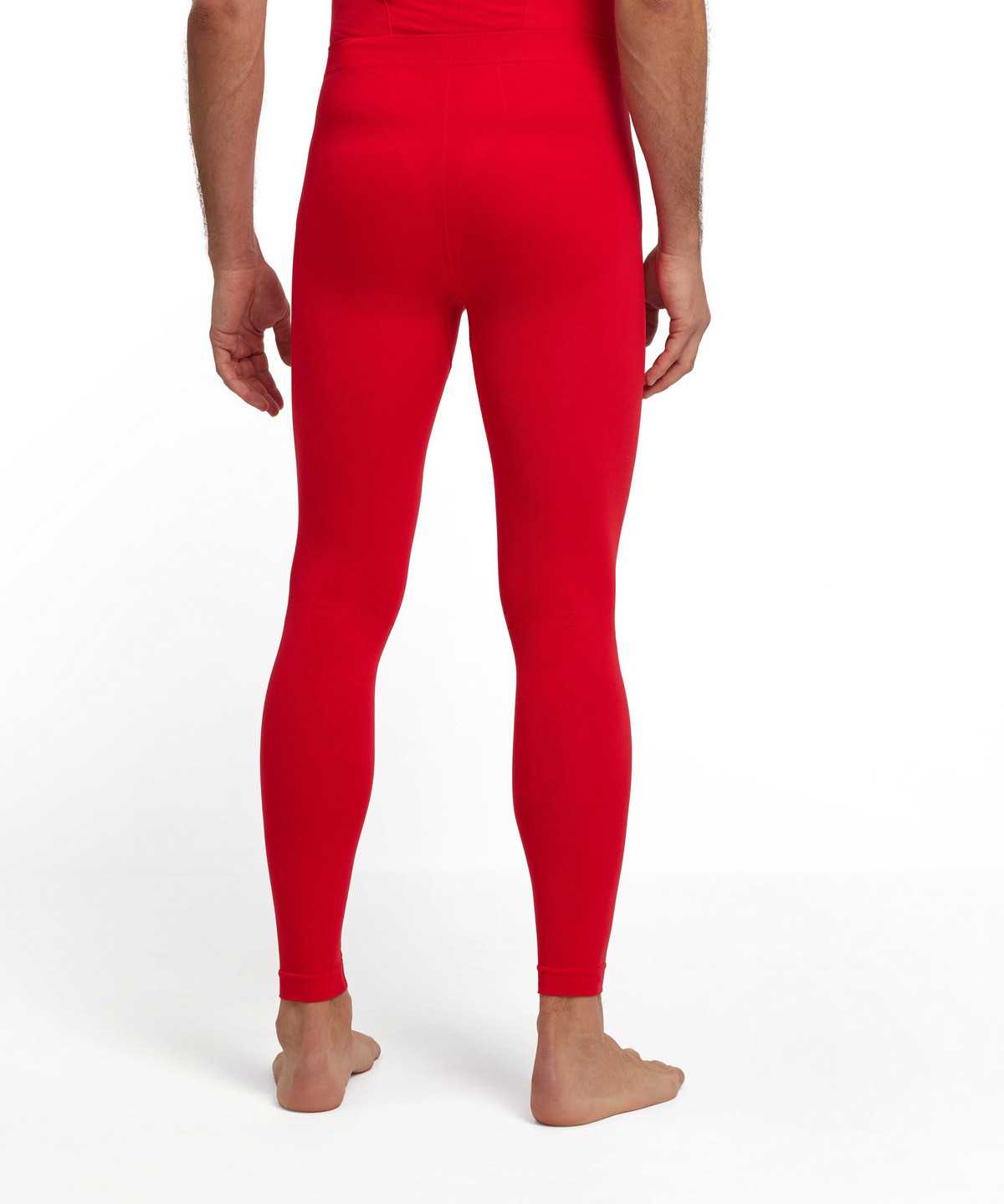 Men Falke Tights Warm Tights Red | NLDSBF348