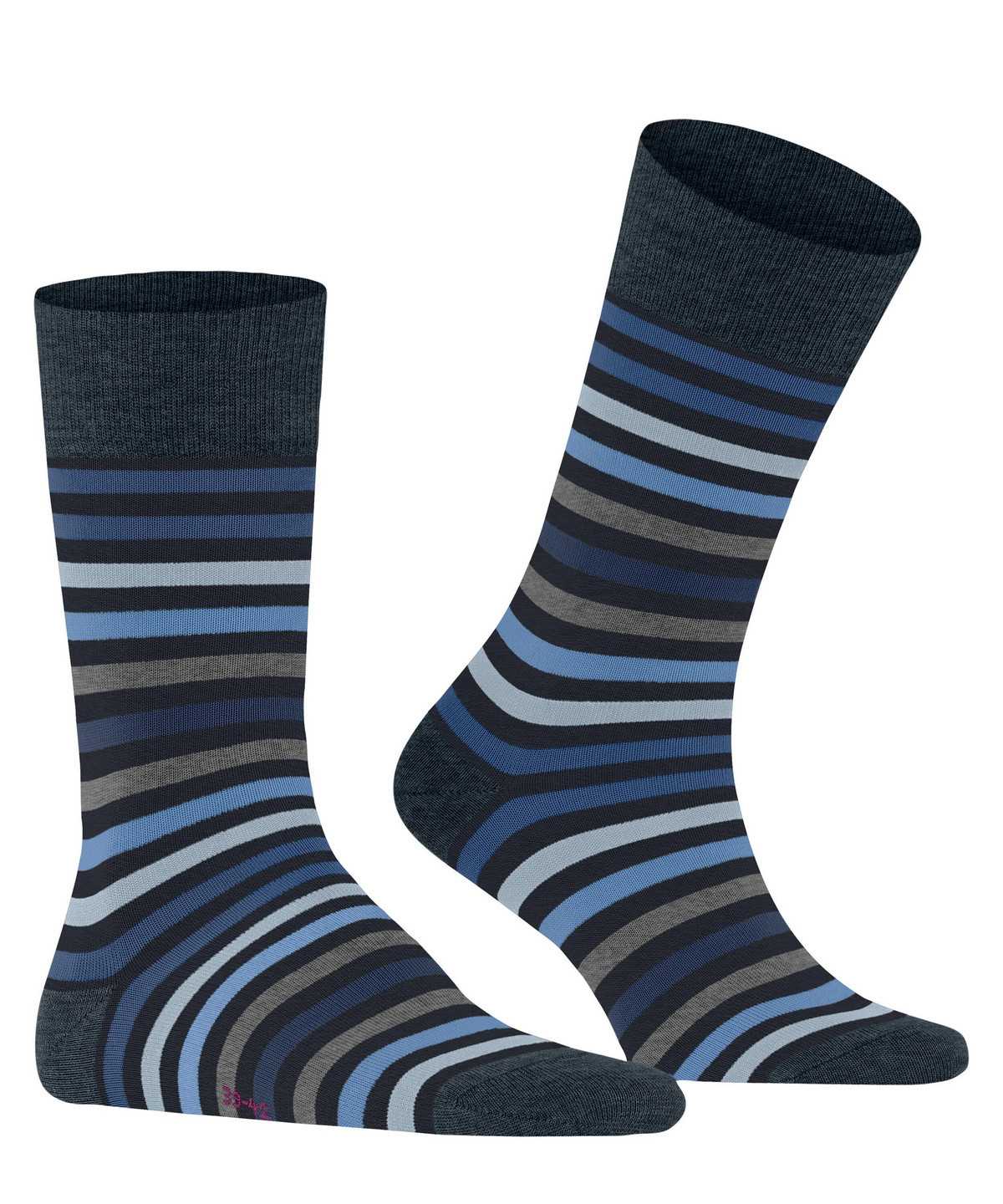 Men Falke Tinted Stripe Socks Socks Blue | TFJPRD153