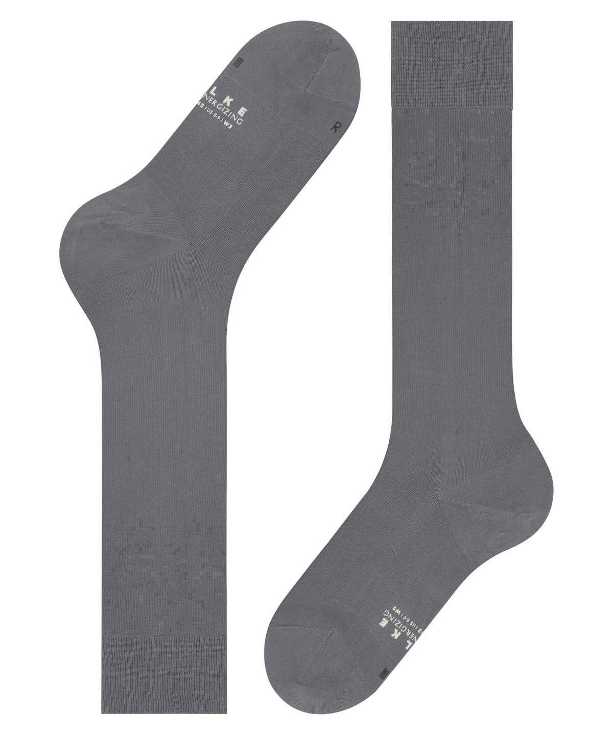 Men Falke Ultra Energizing Knee-high Socks Socks Grey | JAHMGC027