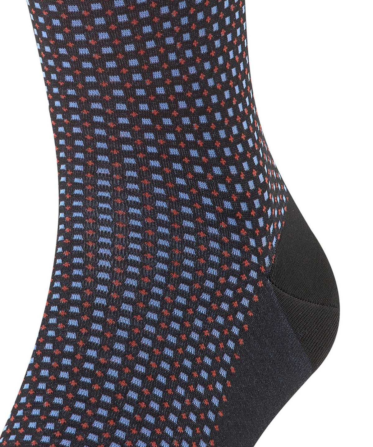 Men Falke Uptown Tie Knee-high Socks Socks Black | WSBHPR095