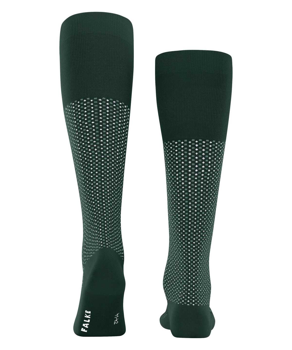 Men Falke Uptown Tie Knee-high Socks Socks Green | CQRNFP201