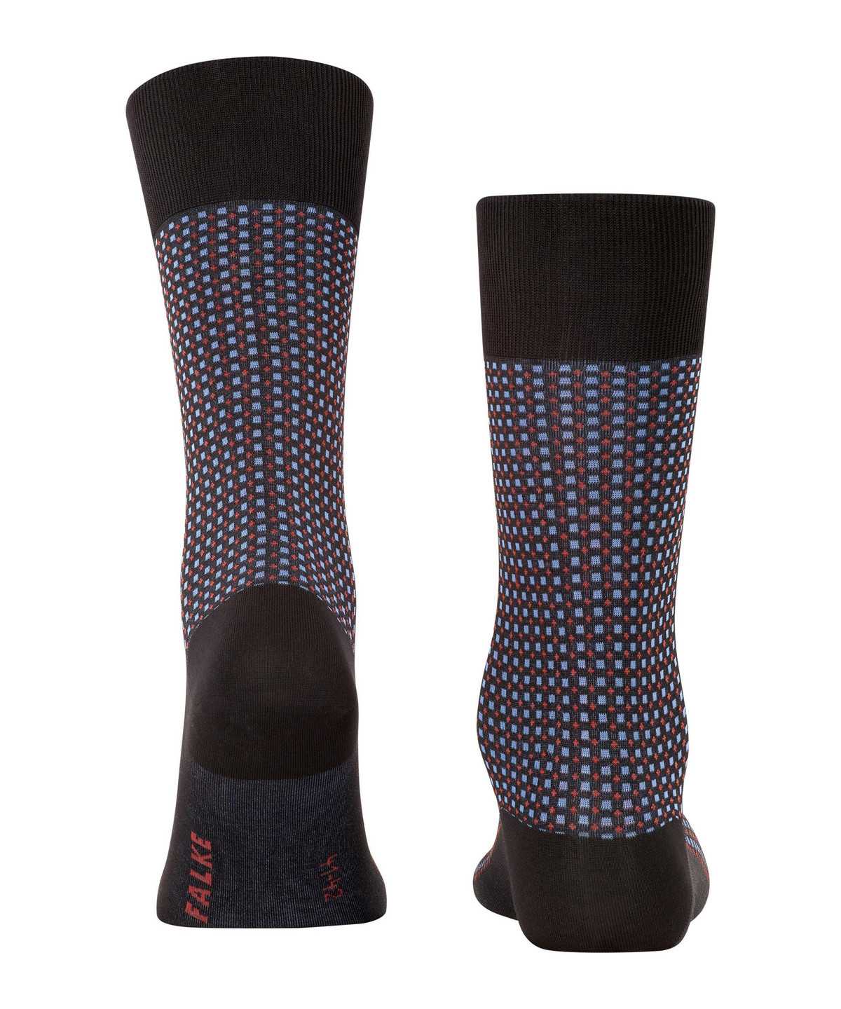 Men Falke Uptown Tie Socks Socks Black | QPBWEK527