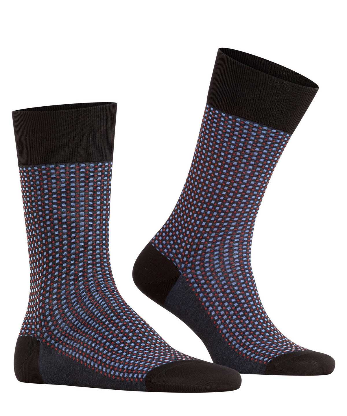 Men Falke Uptown Tie Socks Socks Black | QPBWEK527