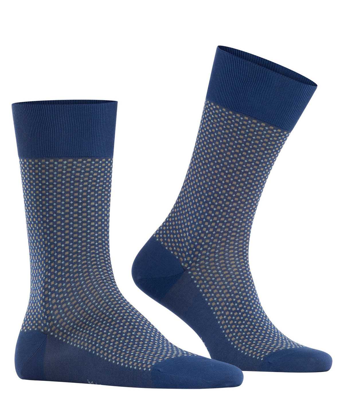 Men Falke Uptown Tie Socks Socks Blue | LPQEKW013