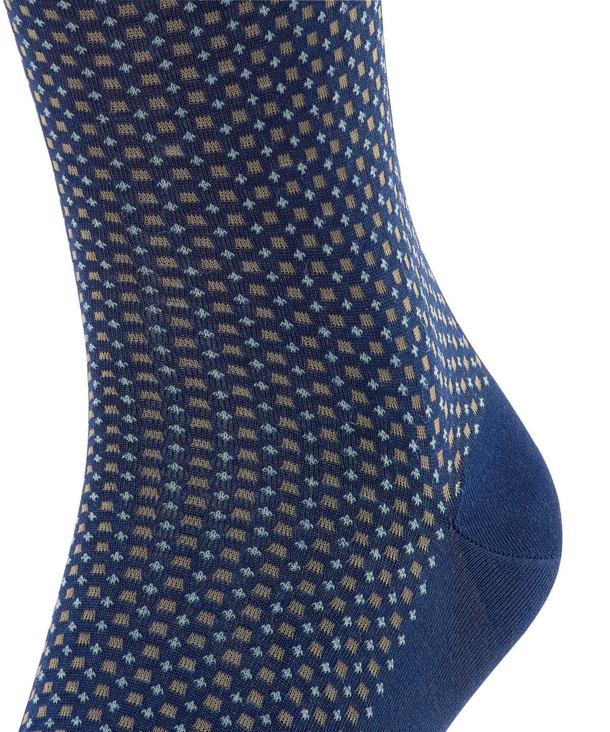 Men Falke Uptown Tie Socks Socks Blue | LPQEKW013