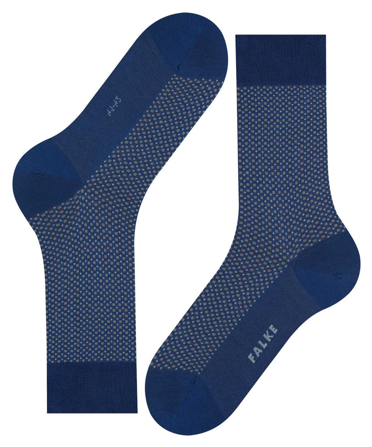 Men Falke Uptown Tie Socks Socks Blue | LPQEKW013