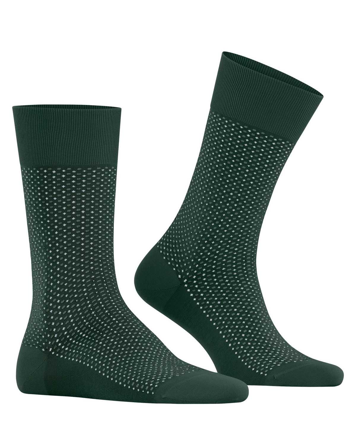 Men Falke Uptown Tie Socks Socks Green | AOIRUC089