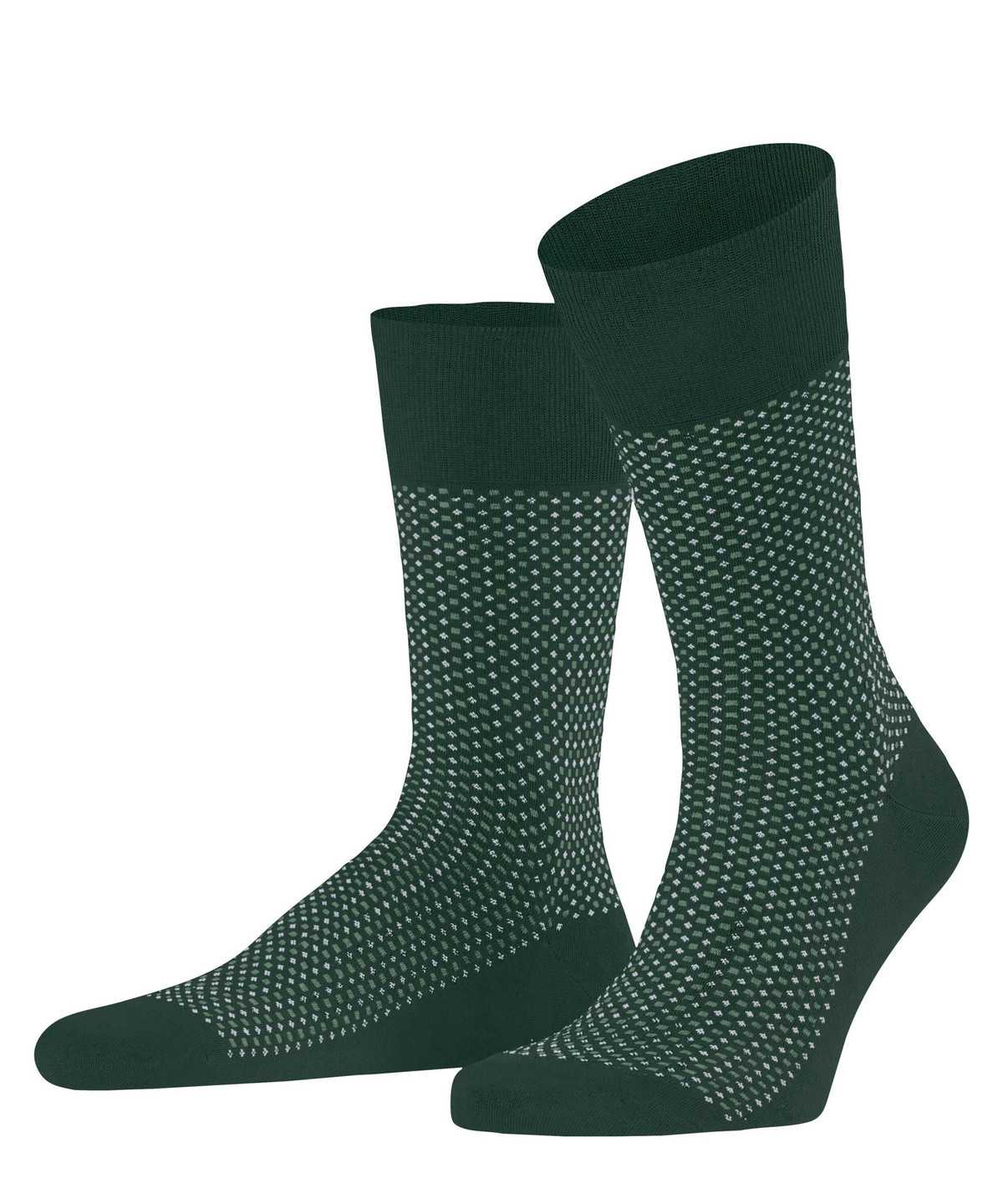 Men Falke Uptown Tie Socks Socks Green | AOIRUC089