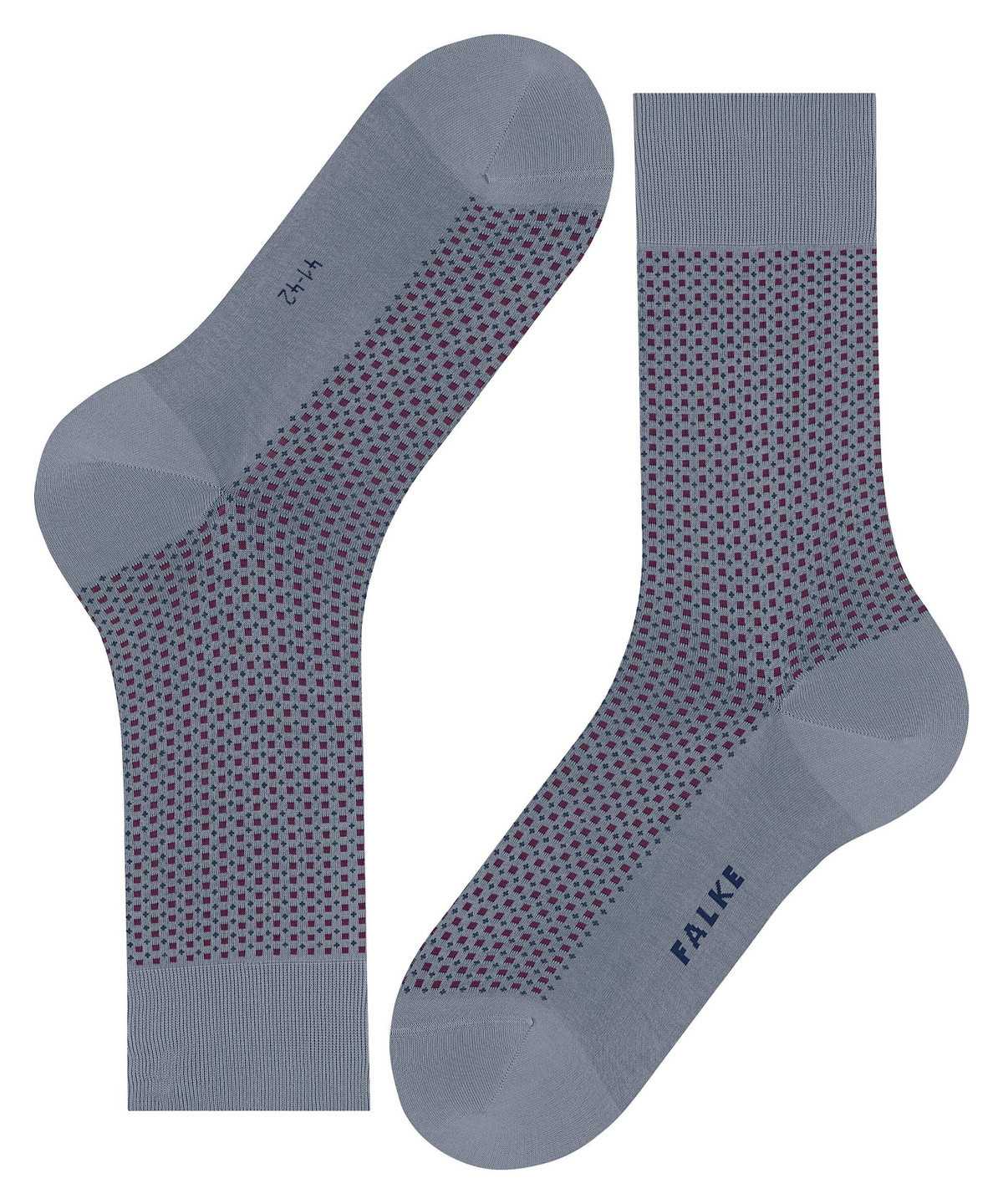 Men Falke Uptown Tie Socks Socks Grey | MSDZAQ324