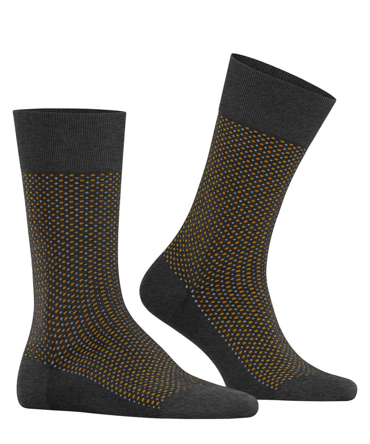 Men Falke Uptown Tie Socks Socks Grey | PNHOWL543