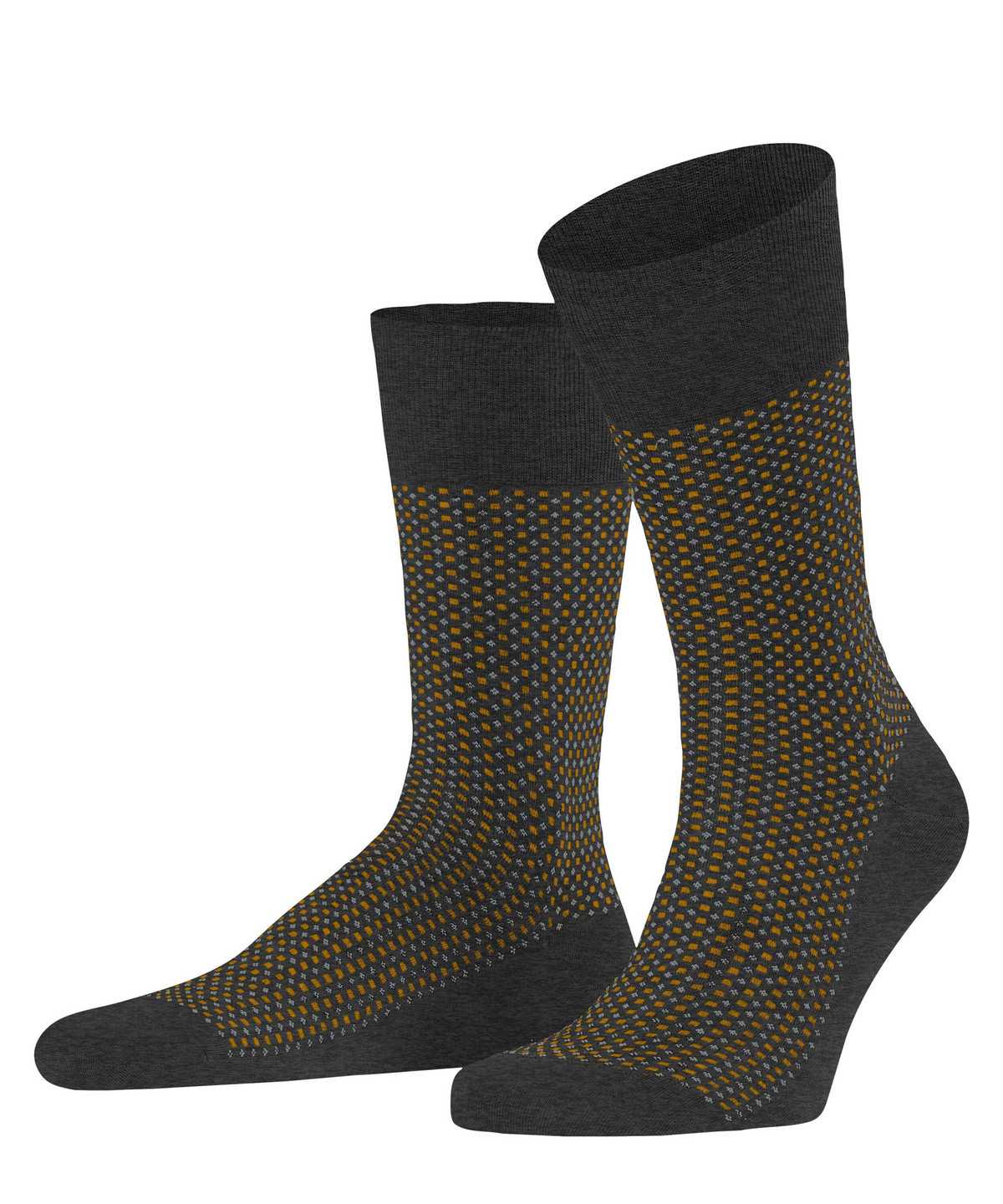 Men Falke Uptown Tie Socks Socks Grey | PNHOWL543