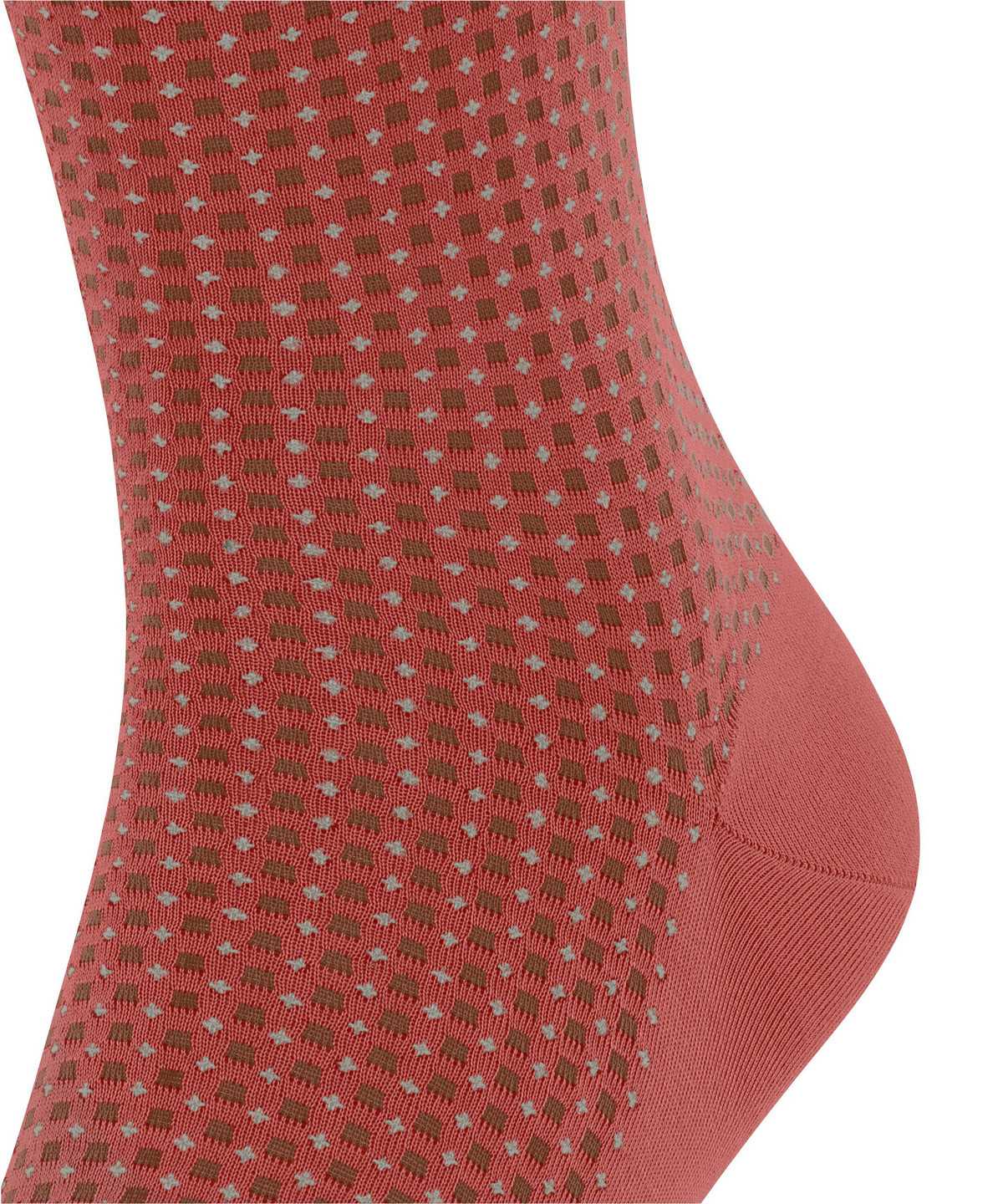 Men Falke Uptown Tie Socks Socks Red | EUBFVH965