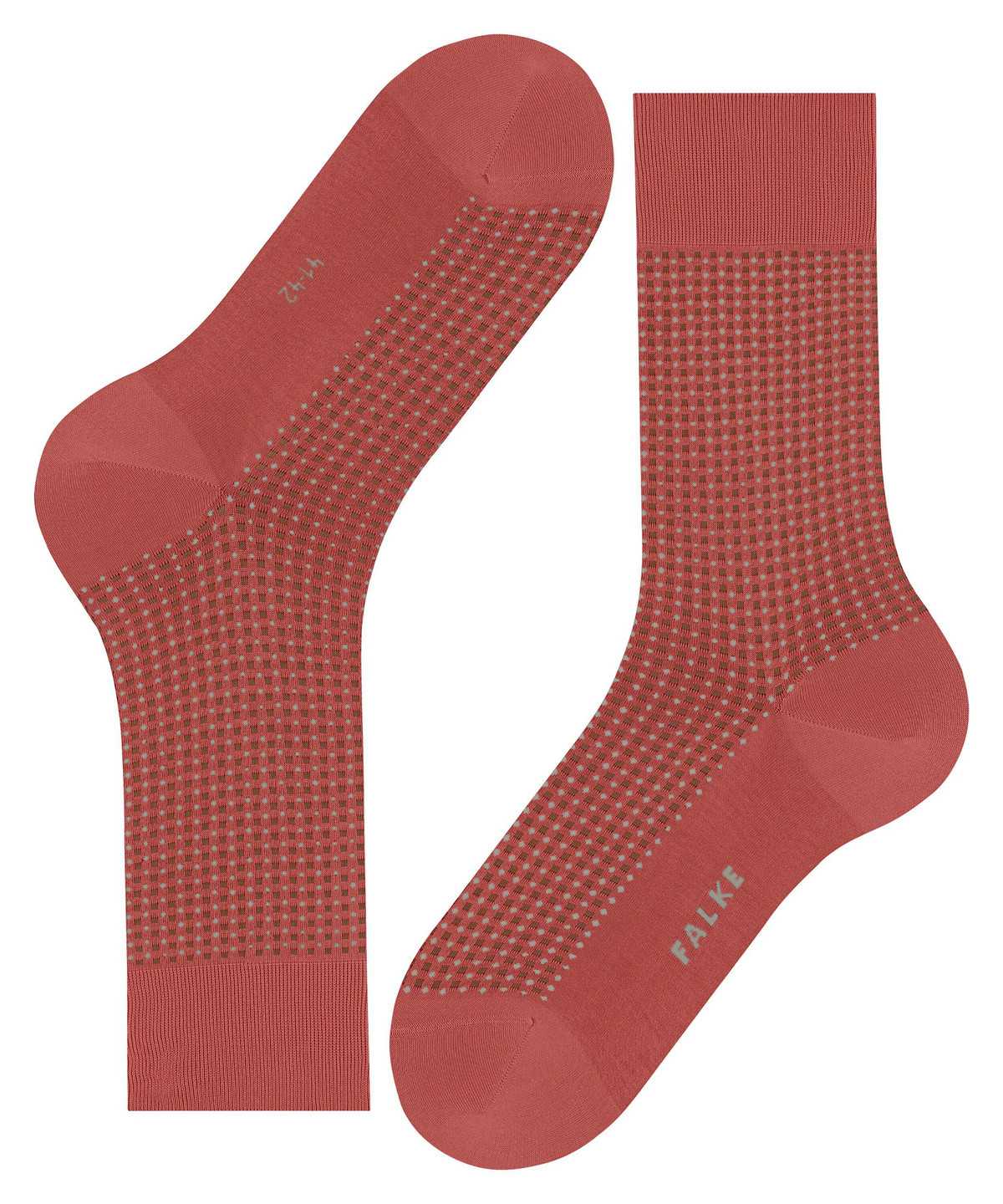 Men Falke Uptown Tie Socks Socks Red | EUBFVH965