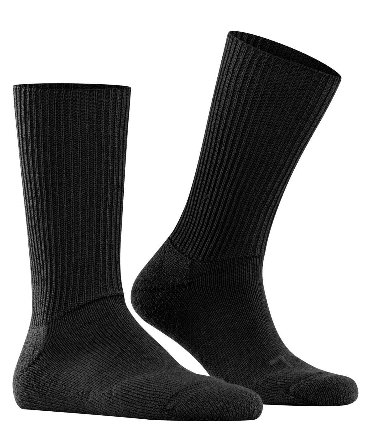 Men Falke Walkie Ergo Boot socks Socks Black | ANZMPF164