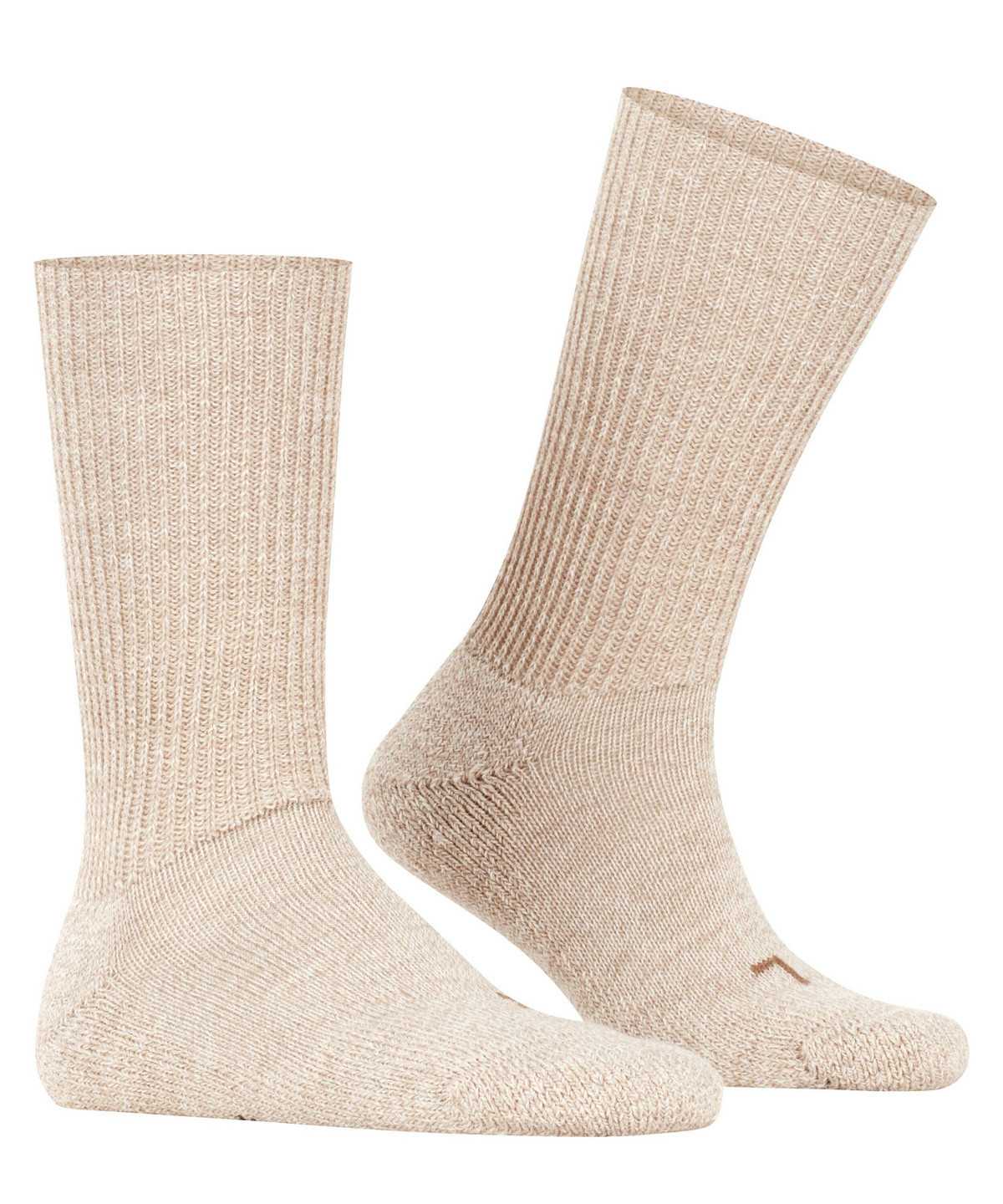 Men Falke Walkie Ergo Boot socks Socks Beige | LFNMBY780