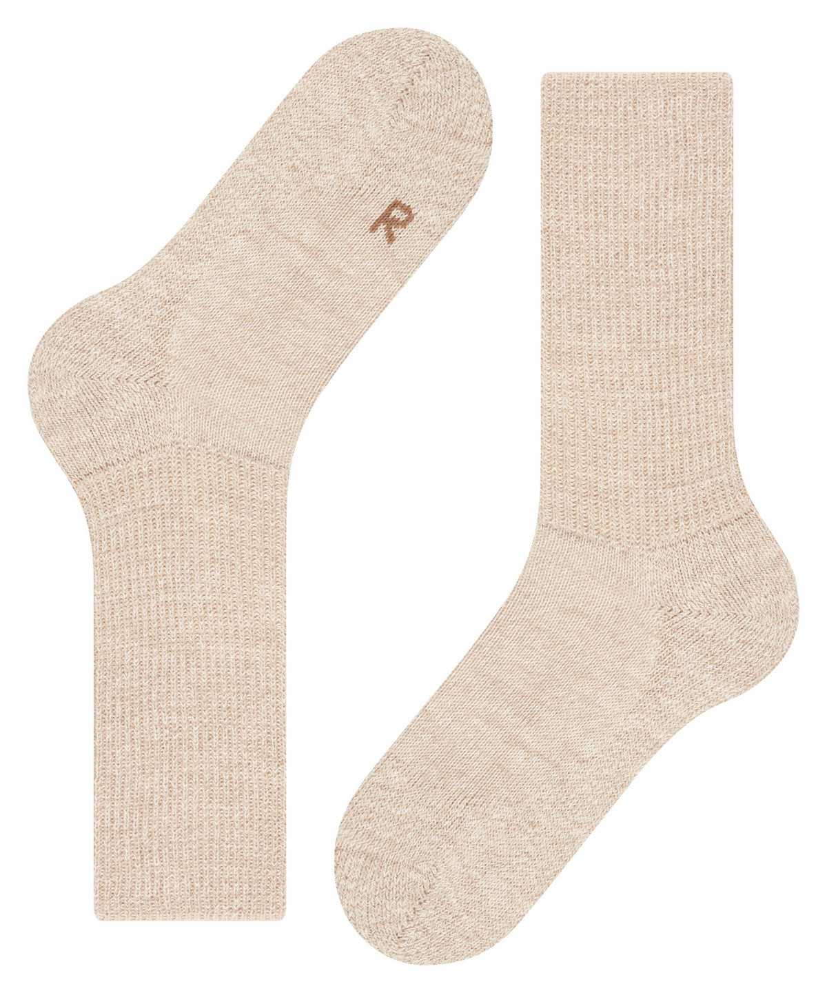 Men Falke Walkie Ergo Boot socks Socks Beige | LFNMBY780