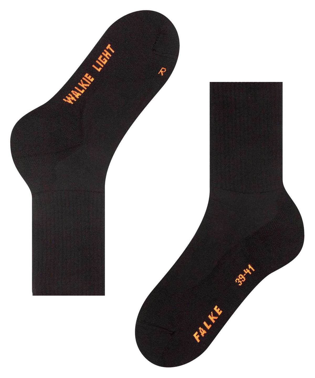 Men Falke Walkie Light Boot socks Socks Black | OFEASU528