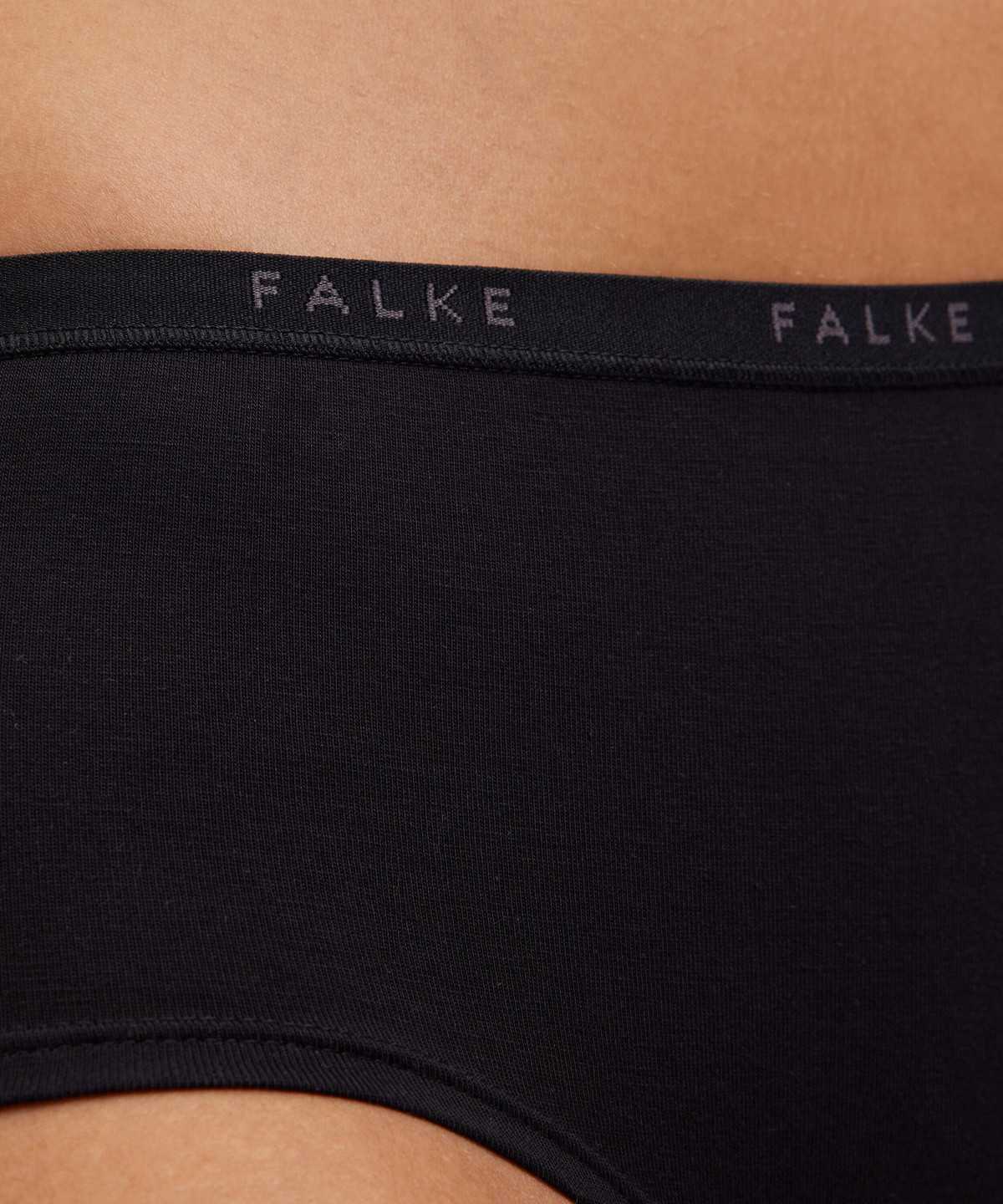 Women Falke 2-Pack Hipster Daily Comfort Panties & Slips Black | UTWRMA102