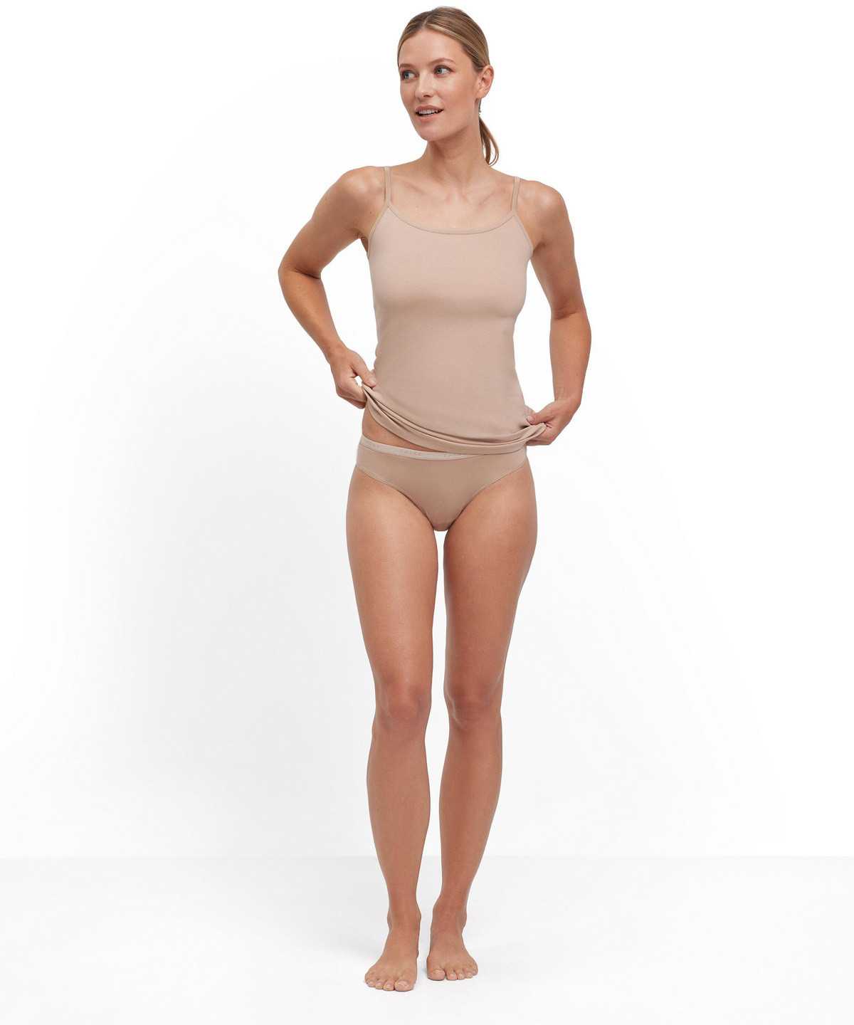 Women Falke 2-Pack Slip Daily Comfort Panties & Slips Brown | FMDAVG256