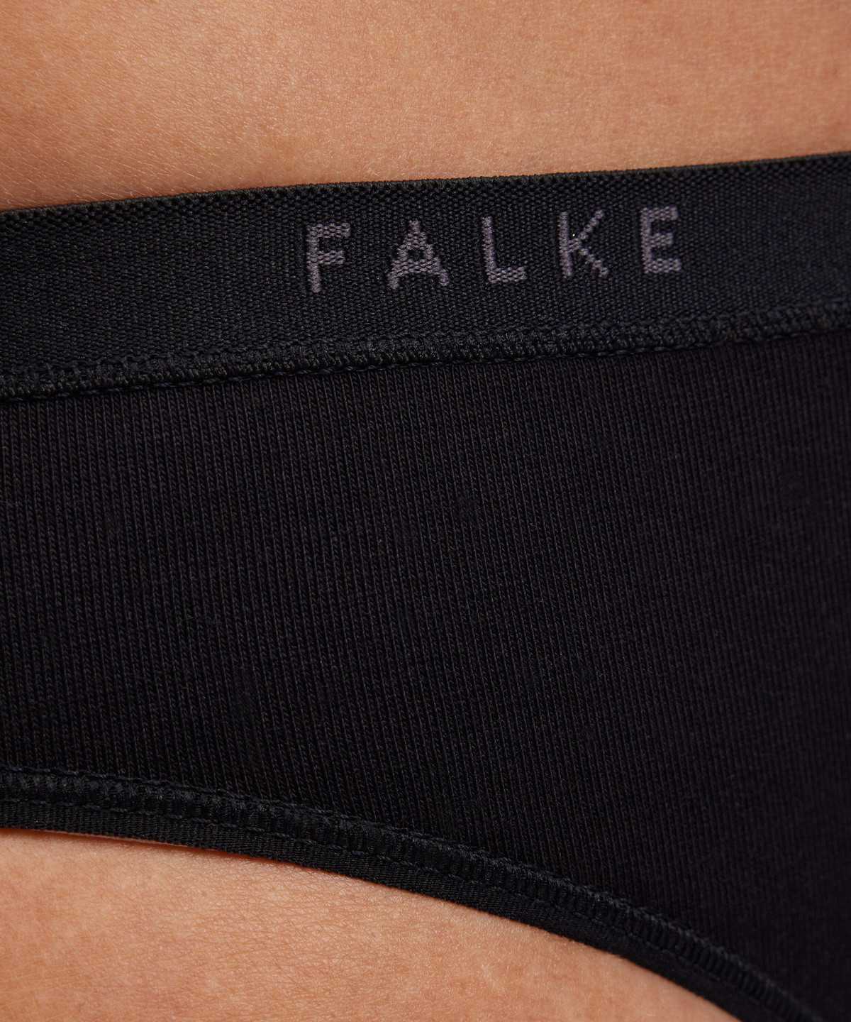 Women Falke 2-Pack Thong Daily Comfort Panties & Slips Black | YQBALD572