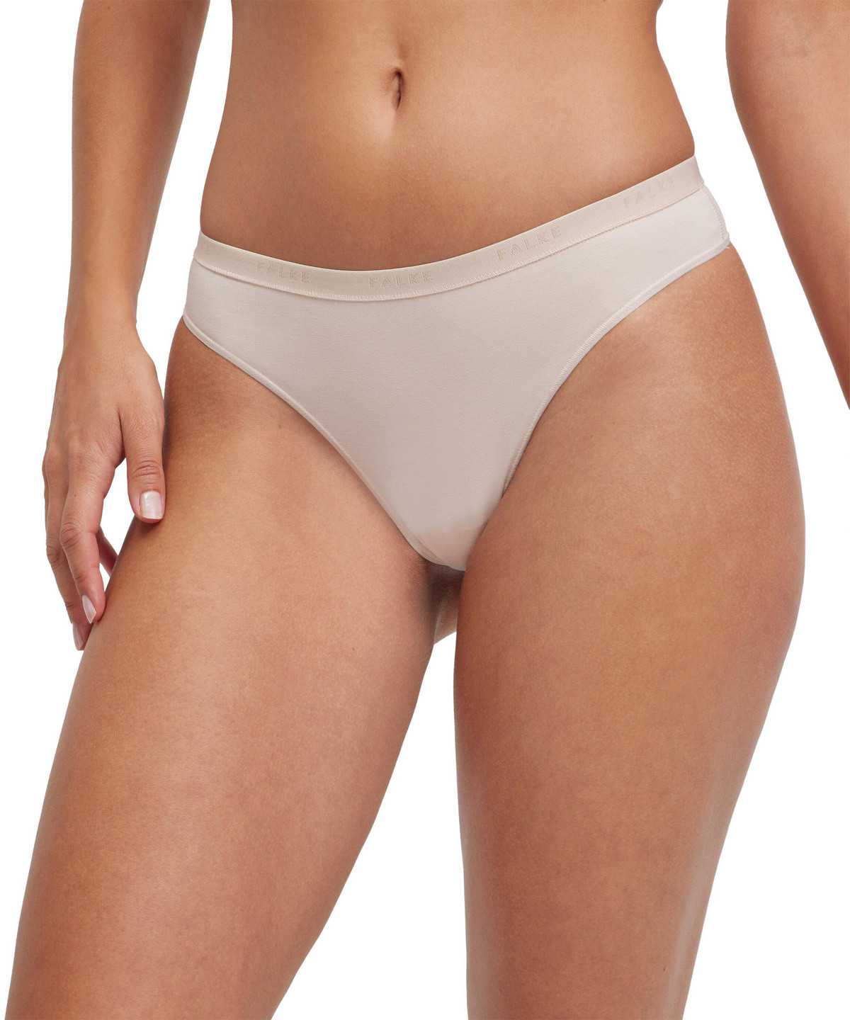 Women Falke 2-Pack Thong Daily Comfort Panties & Slips Beige | DLCEVK856